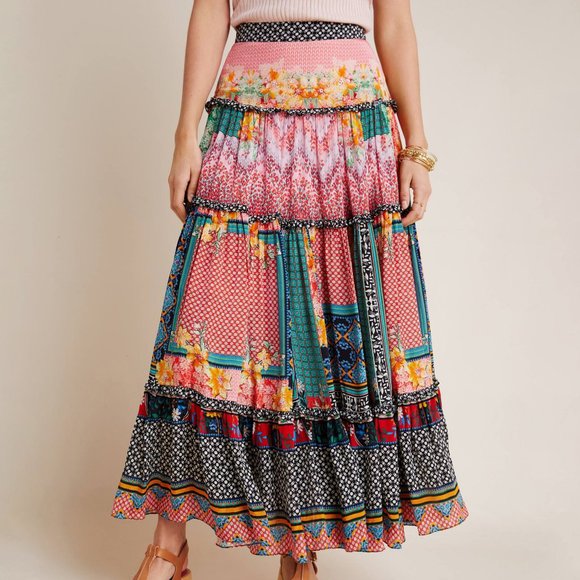 Anthropologie Dresses & Skirts - Anthropologie Celina Tiered Maxi Skirt